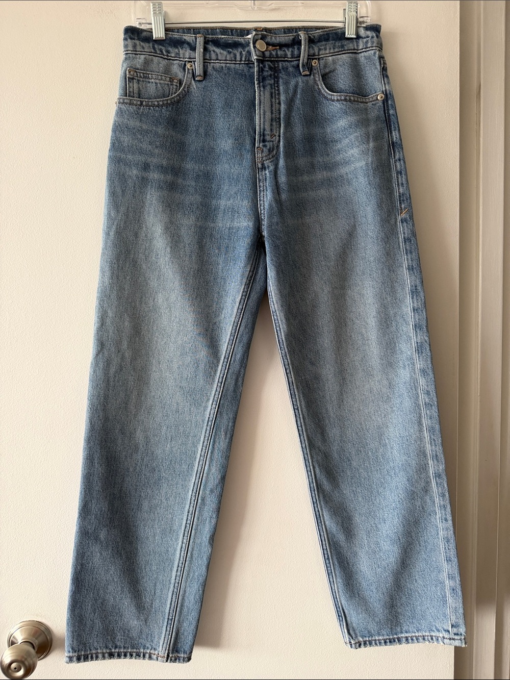 Mid Rise Relaxed Straight Leg Good American Good Standard Jeans Indigo Size 0/25